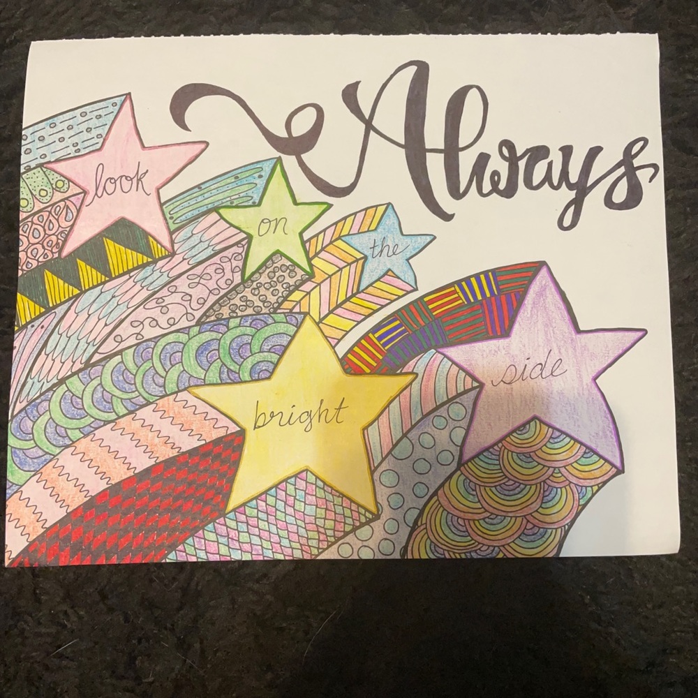 Colored pencil picture